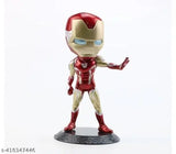 Iron Man action figure, Marvel Avengers Special Edition, metallic figurine for car dashboard, office desk decor