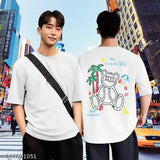 Classic cotton short-sleeved men's t-shirts with printed design, available in sizes S-XXL. Made in India
