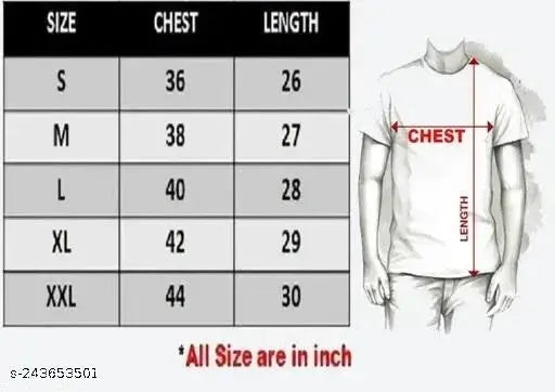 Trendy polyester round neck tshirt Pack of 1