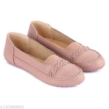 Synthetic leather, perforated Acefit Women's stylish bellies, closed back, India-made fashion accessory
