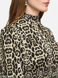 Stylish printed net poly georgette full sleeve jumpsuit for women and girls, ideal for parties and events