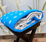 Embroidered cotton quilt, Minjar HandMade Kids Cotton, 42" x 60", ideal for AC rooms, 0-5 years size range