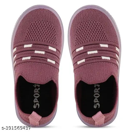 Red, pink soled shoes with white sole, suitable for boys and girls