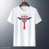 White Round Neck Unisex printed T-shirt for Men And Women I love Mom I love Dad Best Mom Best Dad Travel What's up Infinity Tees comfy trendy Regular