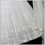 Embellished Georgette Choli and Dupatta set for women, Semi Stitched (43in, 43in, 70in), Indian craftsmanship