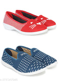Mesh printed sneakers for women & girls by AKTS Bellies - slip-on, India origin