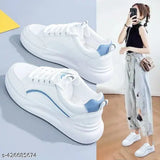 Blue Stylish Casual Sneakers For Women