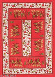 Pure Cotton Jaipuri Printed Single Bedsheet With 1 Pillow Cover