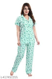 Breathable cotton women's nightdress for comfortable sleep and a restful night - India