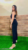 Trendy printed Lycra jumpsuit, Indian-made party wear dress