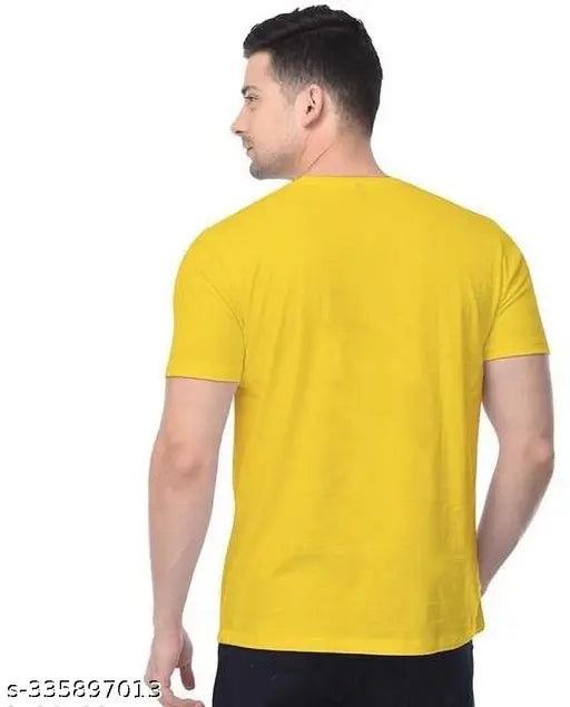 Trendy men's polyester printed t-shirt with round neck and short sleeves, featuring a unique Anda design