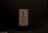 Classic black cotton Edixo adjustable cap with free LED black watch for men - Latest version, India-made baseball cap and timepiece set on table