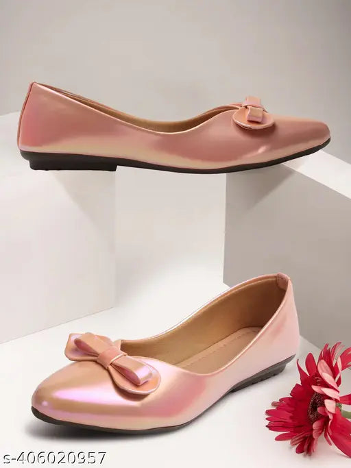 Mesh bellies for women, flat and casual, ideal for parties. Indian-made quality footwear with closed back design