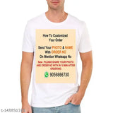 Polyester short-sleeve photo print T-shirt, regular fit with DryFit technology for summer comfort, made in India