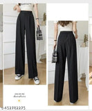Scuba-patterned women's and girls' straight fit or wide-leg pants from SAMAHI, India