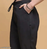 Solid cotton pants pack of 2, soft and breathable for casual wear, India-made
