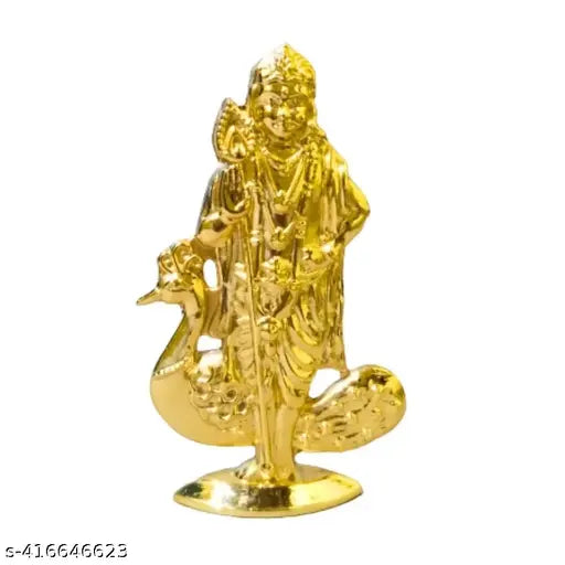 Murugan car dashboard, Indian Murugan statue for automotive religious decor