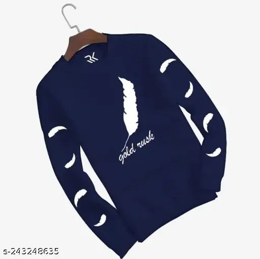 Men's printed full-sleeve cotton blend t-shirts, long sleeve, colorful pattern, affordable men's fashion