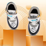 Green and blue kids' lightweight outdoor sports shoes with led strips on velcro straps