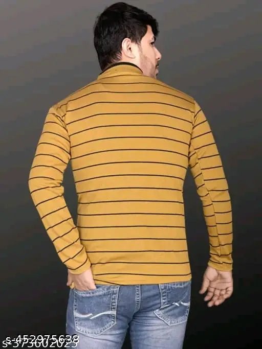 Woolen full sleeve t-shirts for men (M, L, XL), warm, solid pattern, new arrival, India