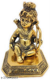 White metal idol of Lord Ram with a bow, showpiece with Dhanush