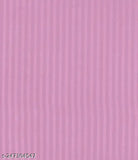 Pink glace cotton striped elastic double bedsheet with two pillow covers, ideal for summer adult use