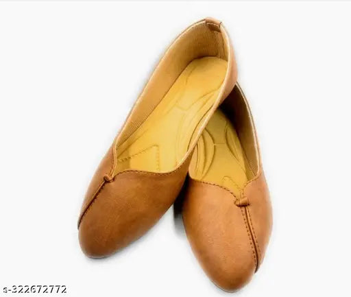 Synthetic leather slip-on ballerinas - trendy and comfortable women's footwear from MP TRADRES, India