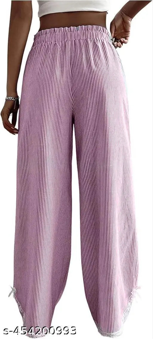 Pink checkered pants