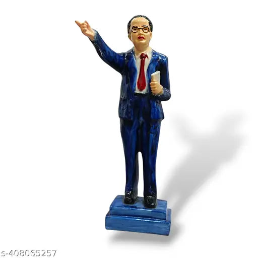 Premium resin Dr. Bheemrao Ambedkar idol statue, Indian handicraft showpiece, 10x8x31 cm