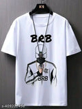 Men's printed cotton blend half sleeve polyester t-shirt, available in XXS to XL sizes
