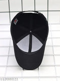 Adjustable Cotton Baseball Caps (Blue, Black) - Lightweight, Durable, Comfortable. Ideal for Men & Women. Breathable, UV Protection, Velcro Closure. Summer Cap Set - Made in India