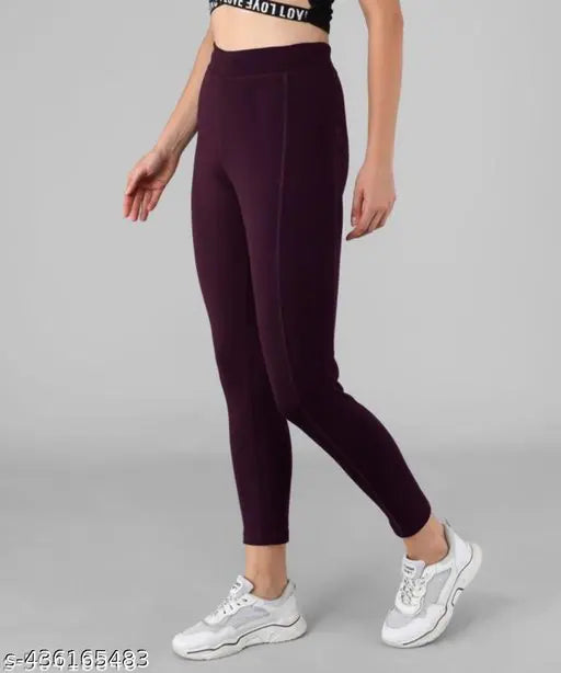 Trendy Lycra women's gym/casual tights (pack of 3), solid net, available in multiple sizes