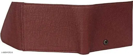 Brown genuine leather wallet with 7 card slots, stylish and organizer for men & women, handcrafted Indian leather