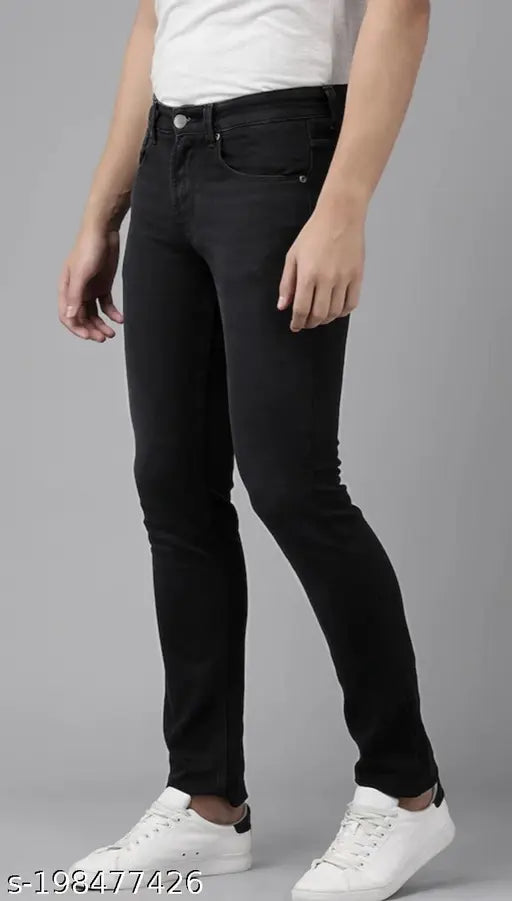Polycotton fit jeans by Z.S Garments, ideal for any occasion. Fits sizes 26, 28, 30, and 32. Made in India