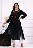 Black cotton long-sleeve solid naera embroidery, high-quality Indian-made clothing for men or women