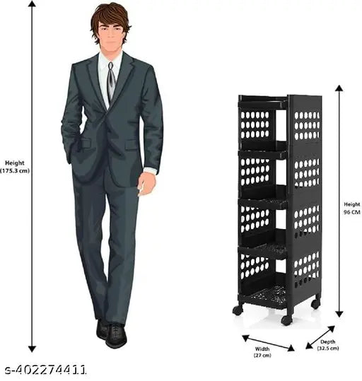 5 tire storage trolley with wheels and also use for vegetable storage