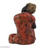 Resin Buddha statue medium, serene showpiece (23x10x17cm), perfect for meditation spaces or gifting, crafted in India