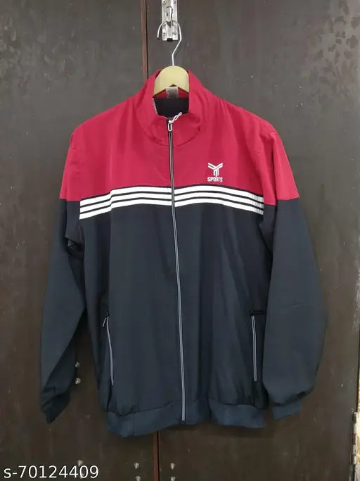 MarronBlack XL velour tracksuit jacket with pocket for women's sportswear, Indian-made upper wear