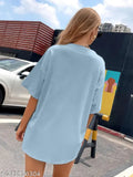Women's oversized Veroconic printed tee top