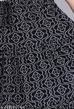 Black printed long skirt for women