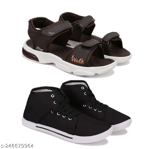 Bersache Comfortable Trendy Outdoor Casual Sandals for BoysCombo(MM)-7021-1212