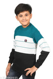 Woolen colorblocked kids sweater, 8-9 years size from DIMSY COLLECTION for winter season