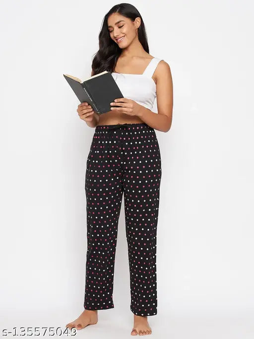 Printed pyjama pants for women