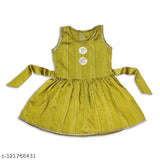 Girls' beautiful jacquard kurta and sharara set, A-line top with woven design, sleeveless, sizes 12-18 months & 18-24 months, India origin