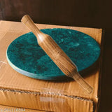 Marble Chakla Belana Roti maker, diameter 9 inch rolling pin for Indian flatbread baking
