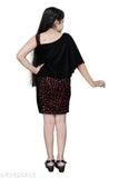 Boys frock - Black dress with long sleeves, single shoulder strap