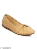 Colorblocked PU ballerinas, trendy slip-on bellies by Rimezs, Indian sizes: IND-4, IND-5, IND-6