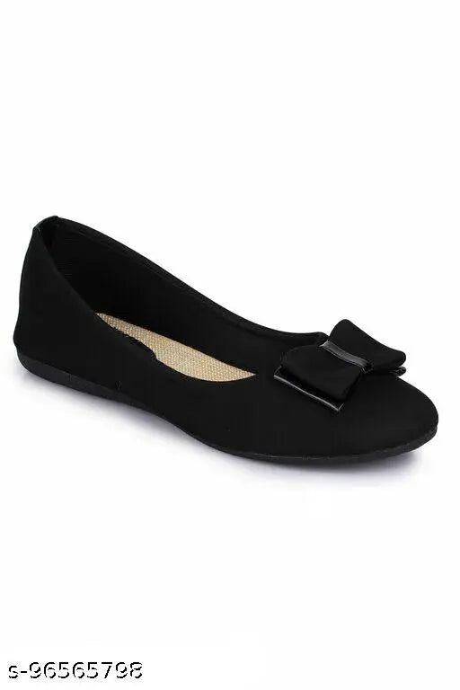 Synthetic ballerinas, durable TPR sole, stylish design for women's everyday wear in multiple sizes (IND-3 to IND-8). Comfortable, cushioned footbed offers long-lasting comfort. Indian-made, fashionable flat shoes ideal for casual/outdoor wear