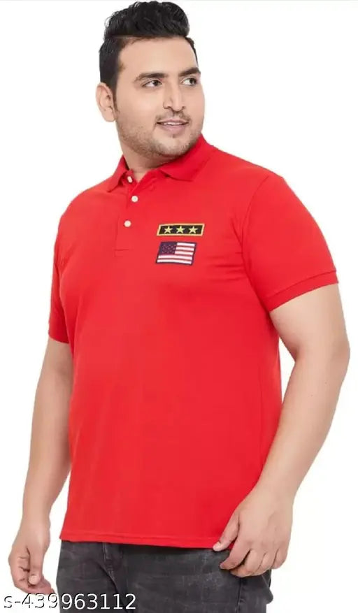 Premium cotton men's checkered T-shirt, plus size fit and versatile style for all occasions