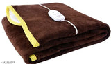 Safe single size polyester electric blanket, adjustable heat, cozy warmth for cold nights